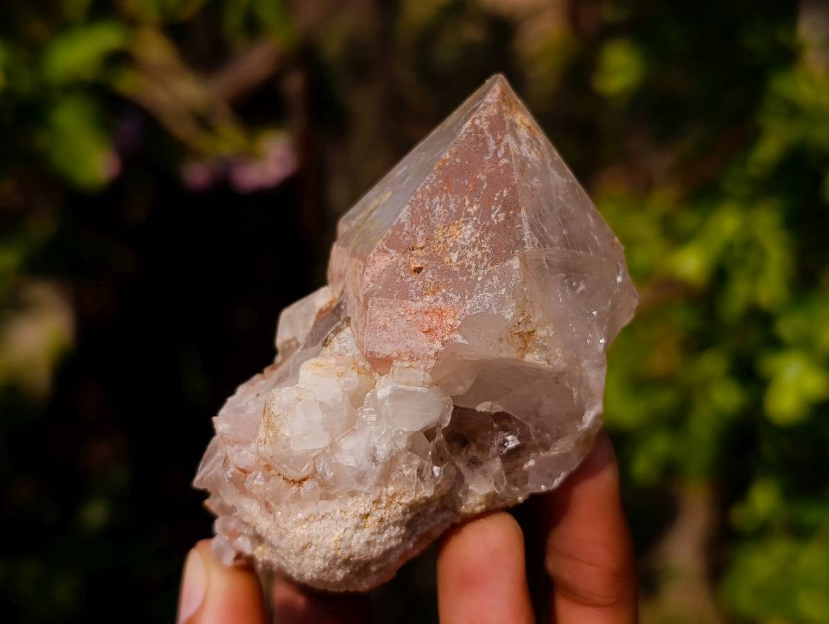 Natural Hematoid Smokey Crystals x 12 From Madagascar - Toprock Gemstones and Minerals 