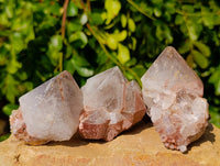 Natural Hematoid Smokey Crystals x 12 From Madagascar - Toprock Gemstones and Minerals 