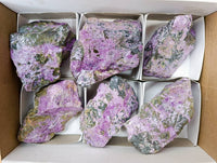 Natural Stichtite Specimens x 6 From Barberton, South Africa - Toprock Gemstones and Minerals 