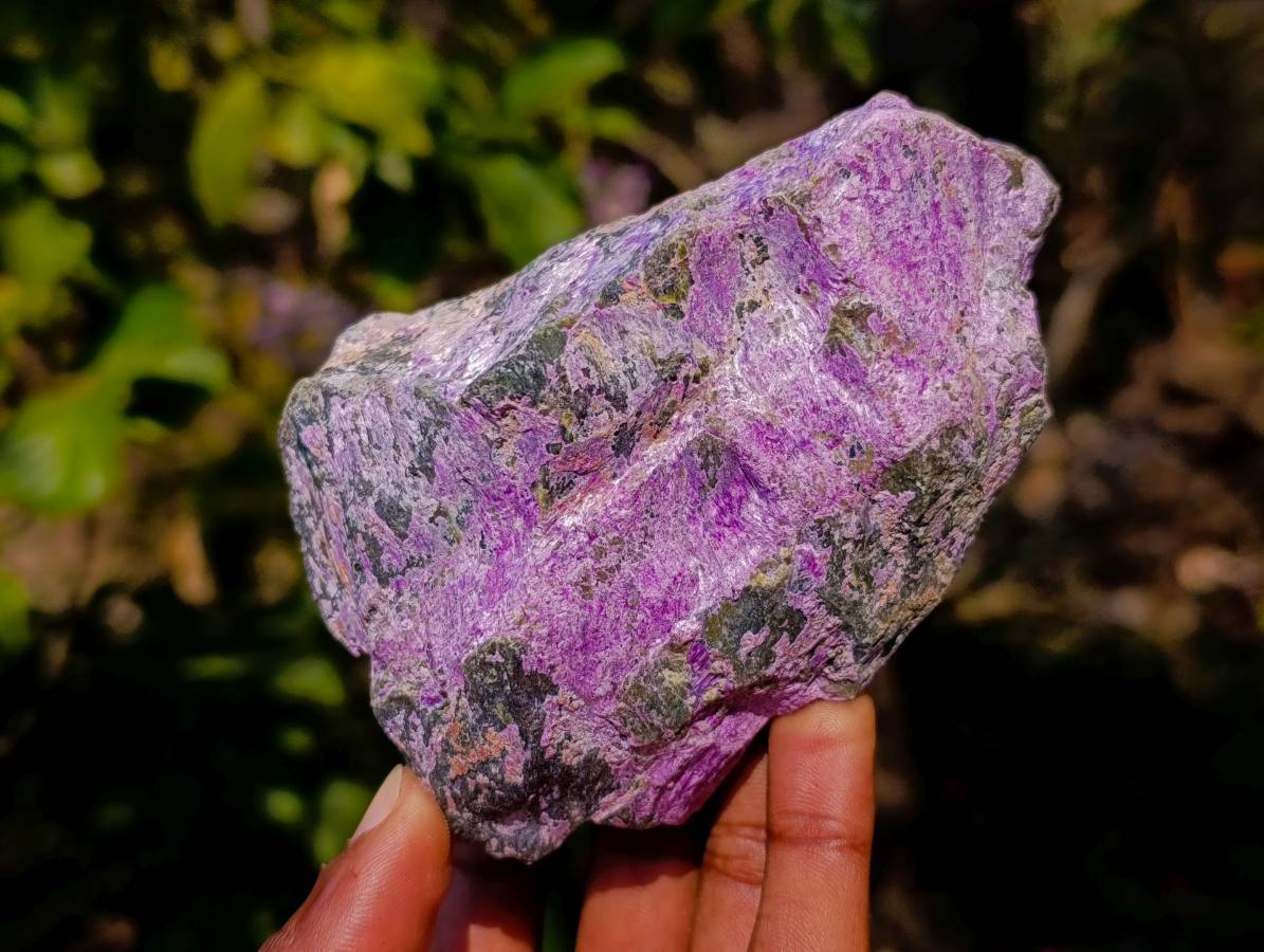 Natural Stichtite Specimens x 6 From Barberton, South Africa - Toprock Gemstones and Minerals 