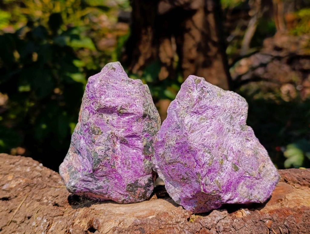 Natural Stichtite Specimens x 6 From Barberton, South Africa - Toprock Gemstones and Minerals 