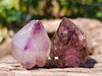 Natural Window Amethyst Crystals x 12 From Chiredzi, Zimbabwe - Toprock Gemstones and Minerals 