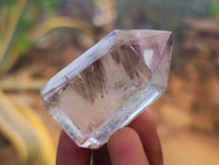 Polished Smokey Window Amethyst Quartz Crystals x 24 From Akansobe, Madagascar - Toprock Gemstones and Minerals 