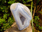 Polished Blue Lace Agate Geode x 1 From Nsanje, Malawi - Toprock Gemstones and Minerals 