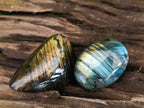 Polished Labradorite Gallets x 9 From Tulear, Madagascar - Toprock Gemstones and Minerals 