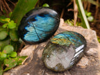 Polished Labradorite Gallets x 9 From Tulear, Madagascar - Toprock Gemstones and Minerals 