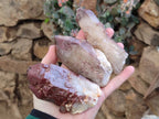 Natural Red Hematoid Quartz Crystals x 6 From Karoi, Zimbabwe - Toprock Gemstones and Minerals 