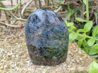 Polished Iolite Water Sapphire Standing Free Form x 3 From Madagascar - Toprock Gemstones and Minerals 