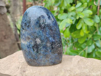 Polished Iolite Water Sapphire Standing Free Form x 3 From Madagascar - Toprock Gemstones and Minerals 
