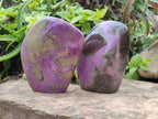 Polished Stichtite Specimens x 2 From Barberton, South Africa - Toprock Gemstones and Minerals 