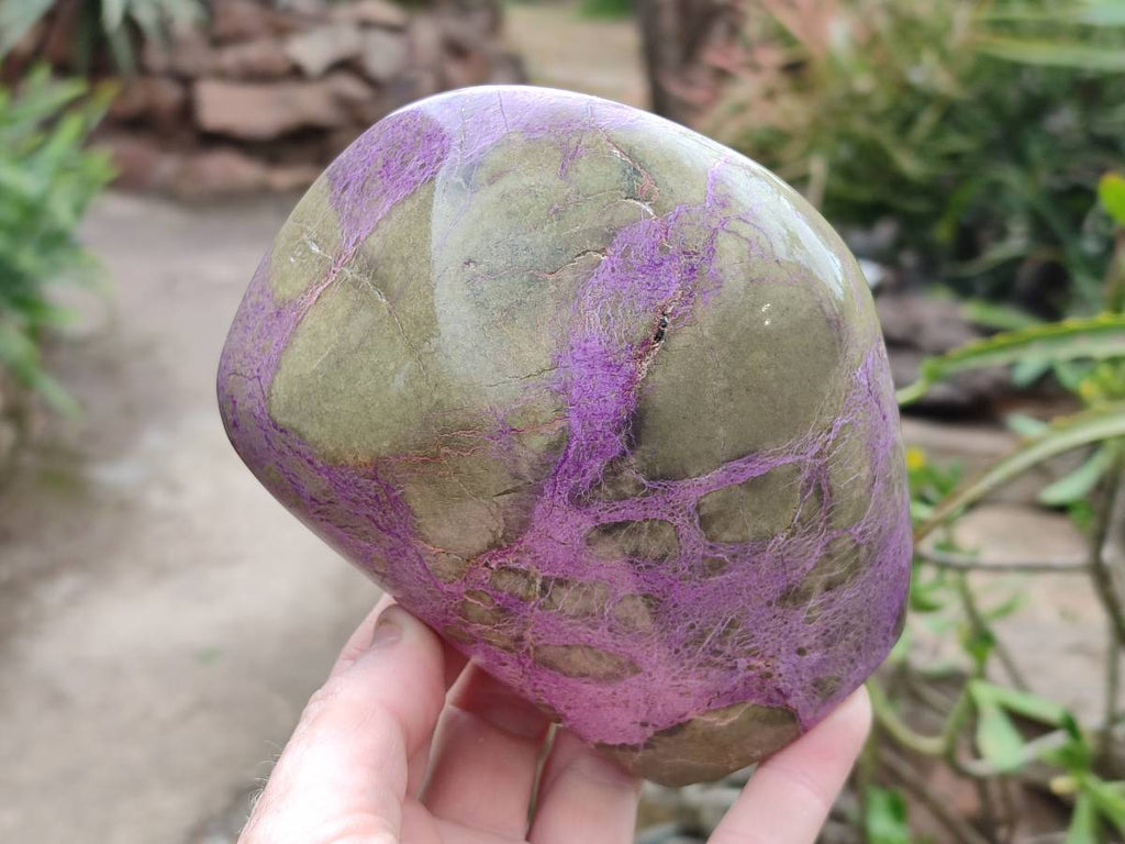 Polished Stichtite Specimens x 2 From Barberton, South Africa - Toprock Gemstones and Minerals 