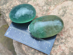 Polished Green Fluorite Gallets x 20  From Madagascar - Toprock Gemstones and Minerals 