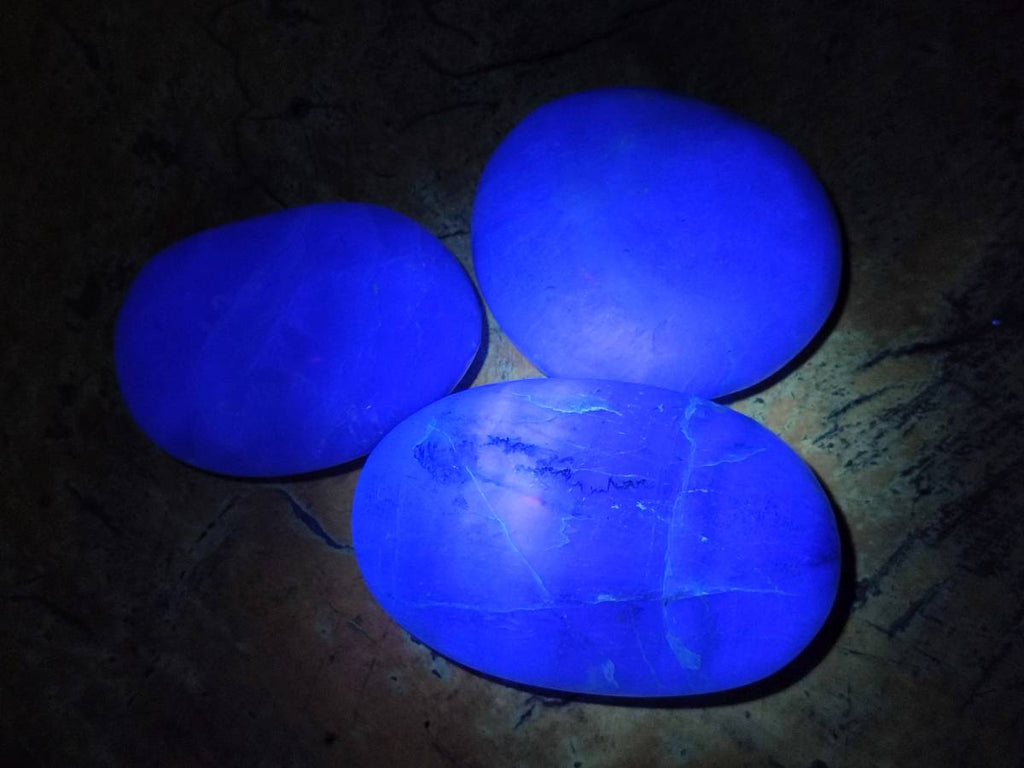 Polished Green Fluorite Gallets x 20  From Madagascar - Toprock Gemstones and Minerals 