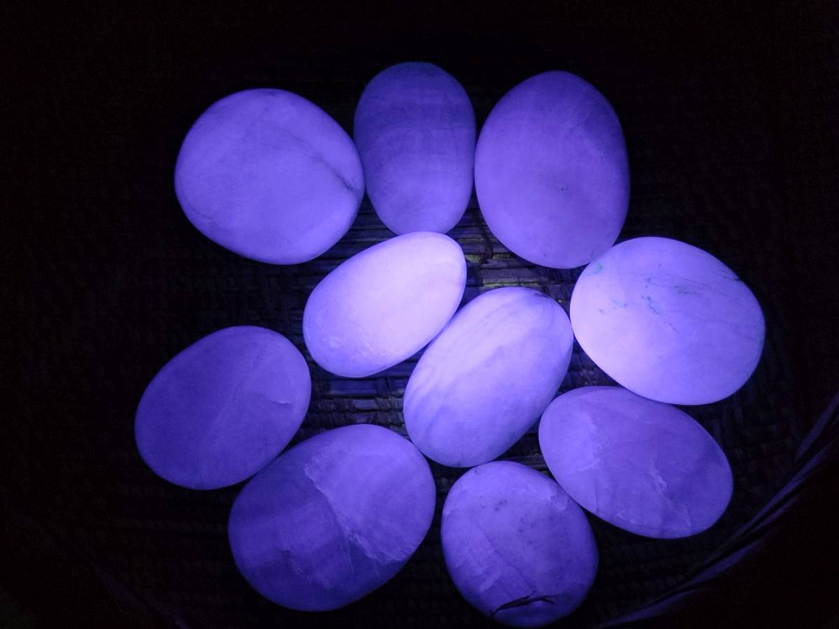 Polished Green Fluorite Gallets x 20  From Madagascar - Toprock Gemstones and Minerals 