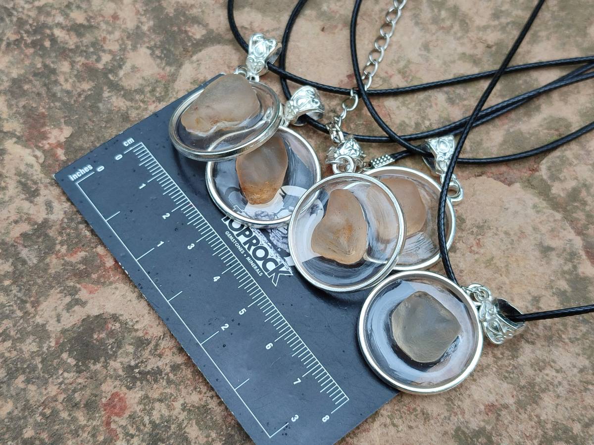 Hand Made Topaz Pendant - Sold Per Item - From Erongo, Namibia - Toprock Gemstones and Minerals 