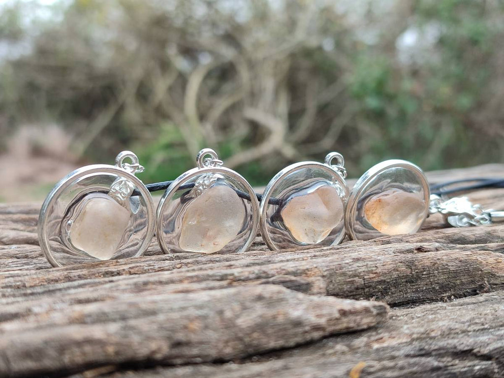 Hand Made Topaz Pendant - Sold Per Item - From Erongo, Namibia - Toprock Gemstones and Minerals 