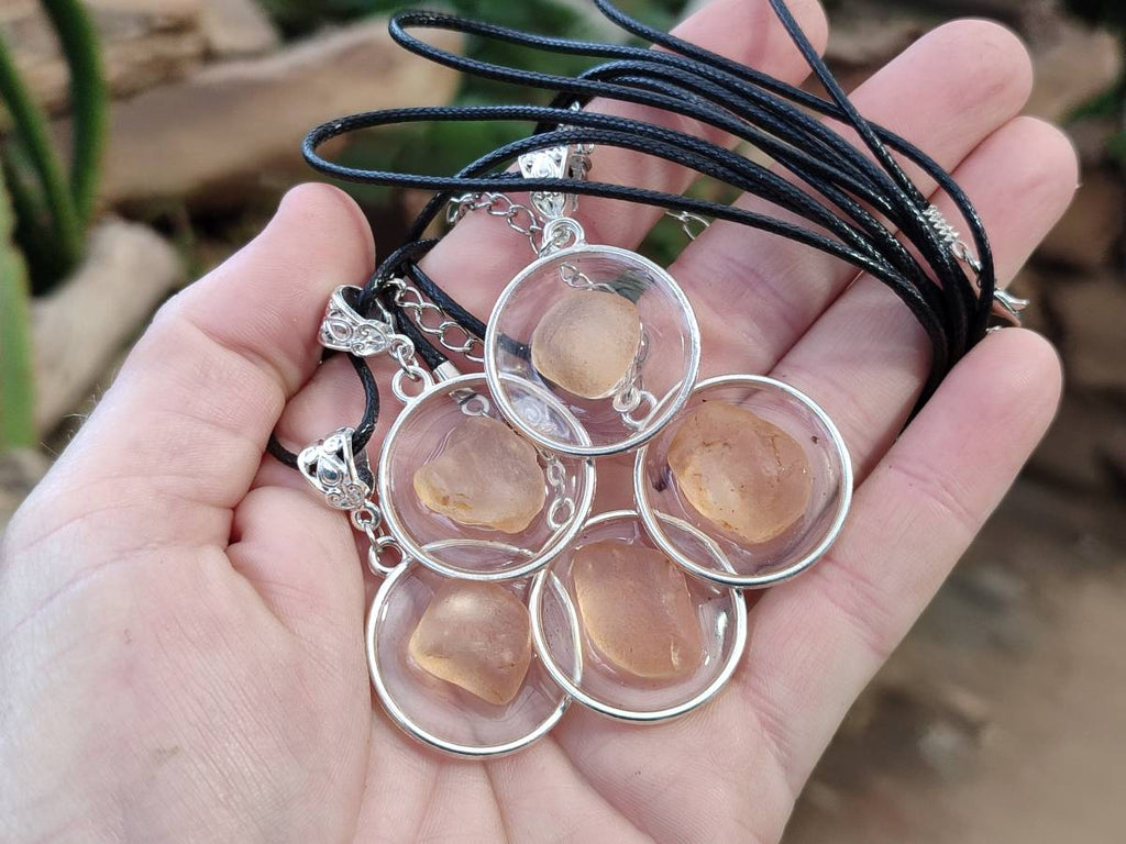 Hand Made Topaz Pendant - Sold Per Item - From Erongo, Namibia - Toprock Gemstones and Minerals 