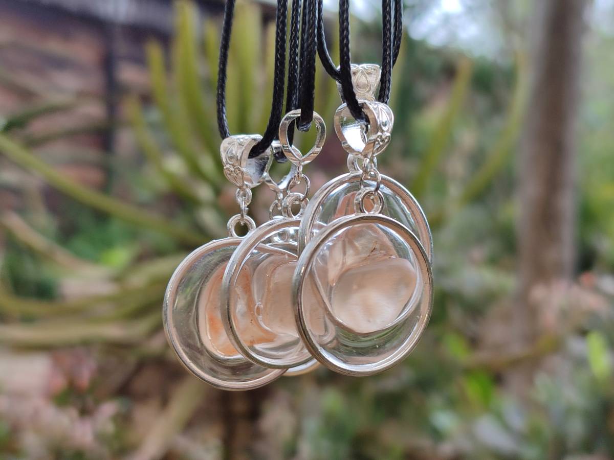 Hand Made Topaz Pendant - Sold Per Item - From Erongo, Namibia - Toprock Gemstones and Minerals 