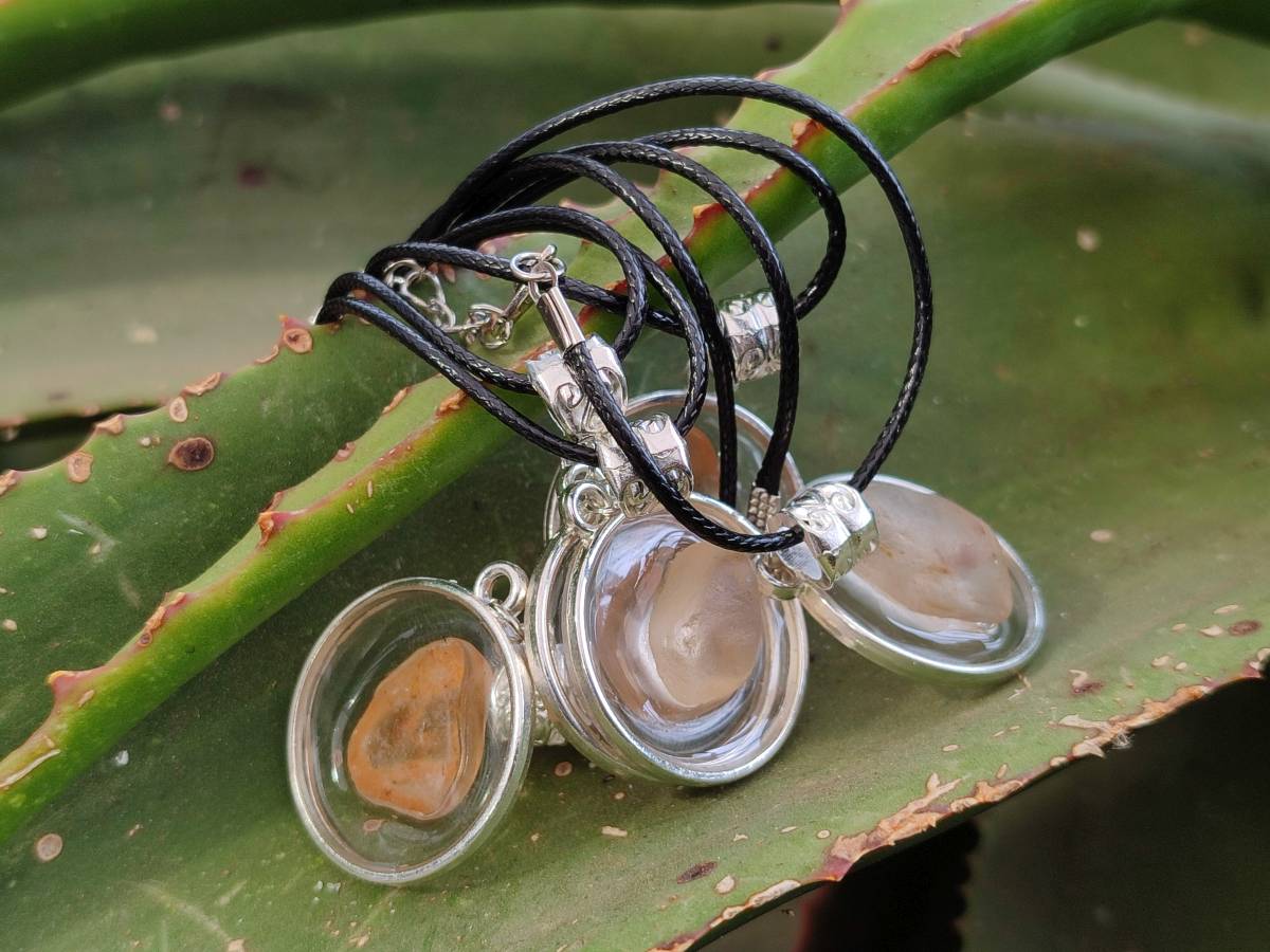 Hand Made Topaz Pendant - Sold Per Item - From Erongo, Namibia - Toprock Gemstones and Minerals 