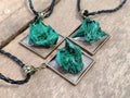 Hand Made Natural Silky Malachite Necklaces -Sold Per Item From Kasompe, Congo - Toprock Gemstones and Minerals 