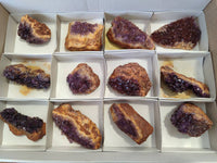Natural Amethystos Amethyst Clusters x 12 From Kwaggafontein, South Africa - Toprock Gemstones and Minerals 
