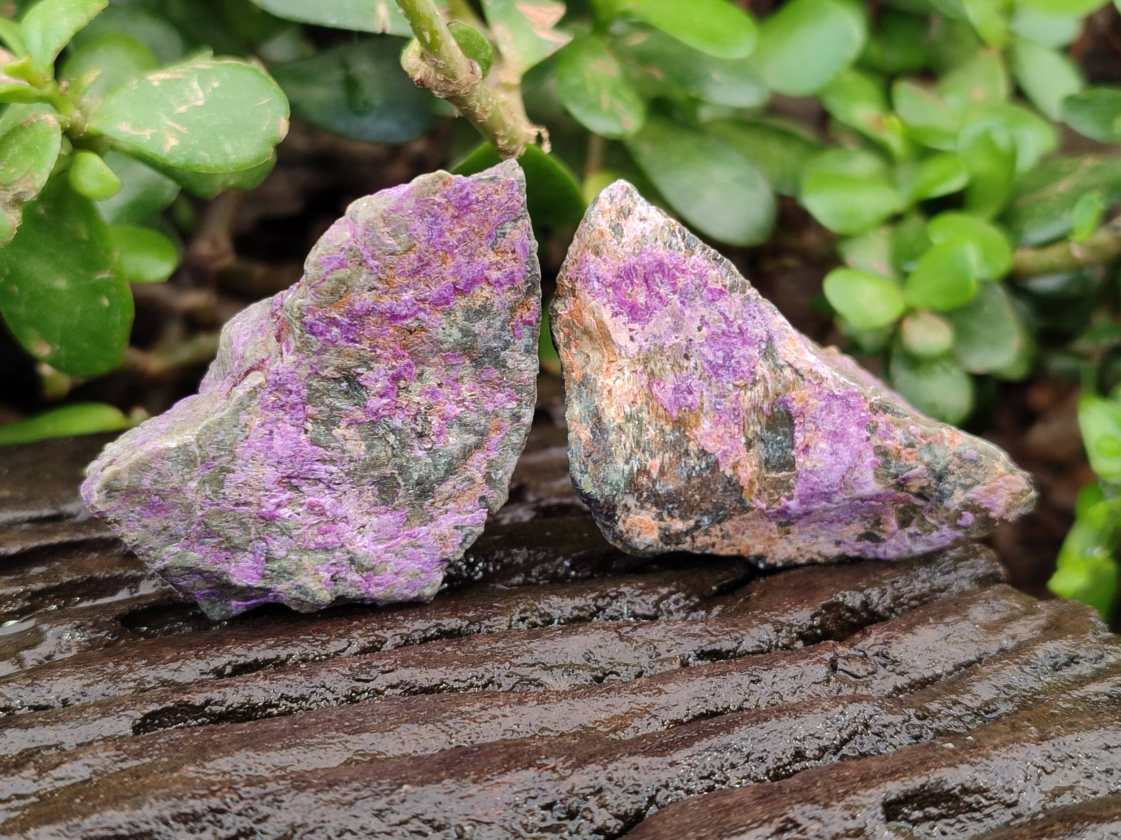 Natural Cobbed Stichtite Specimens x 35 From Barberton, South Africa - Toprock Gemstones and Minerals 