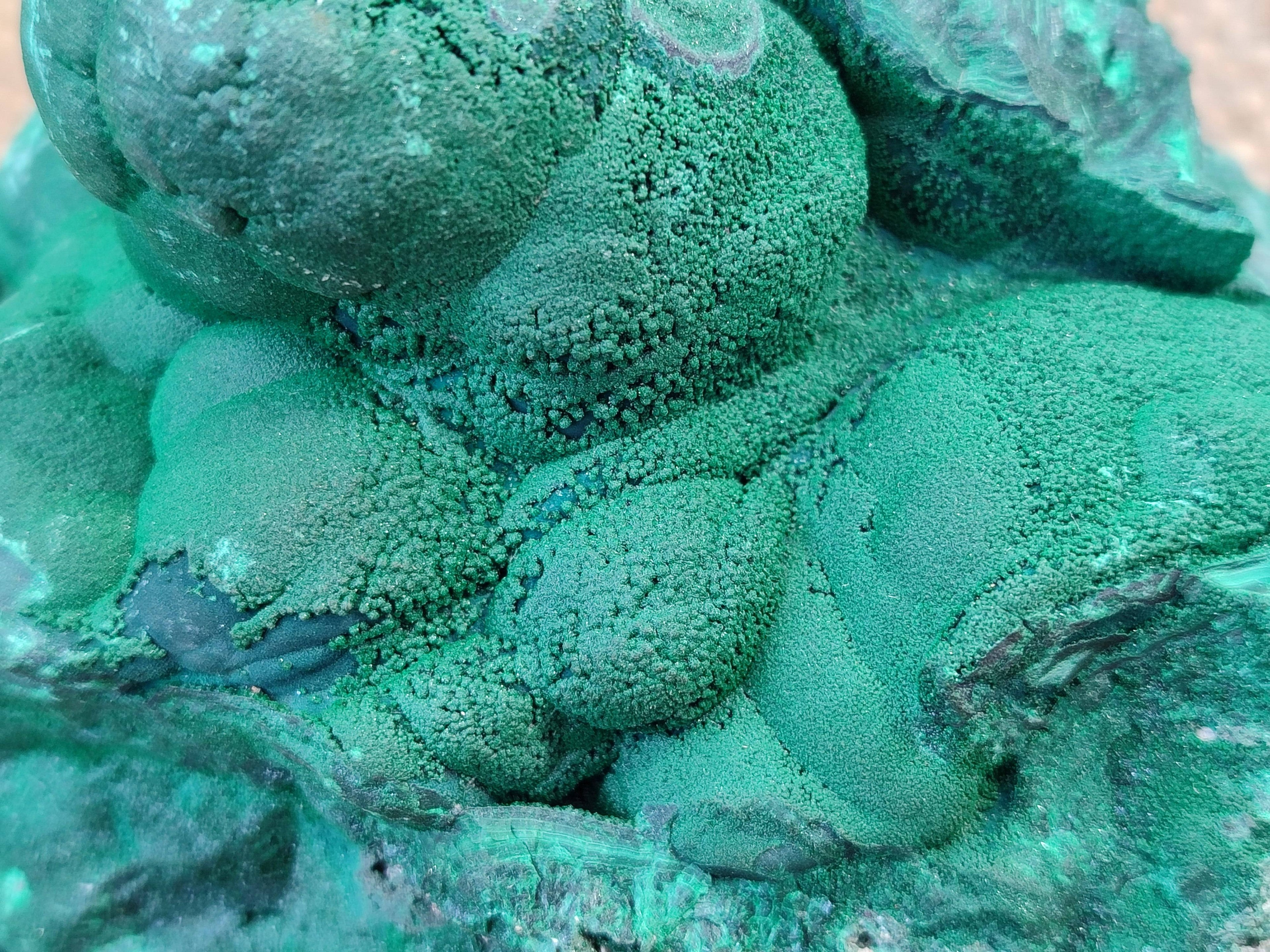 Natural Botryoidal Malachite Specimen x 1 From Tenke Fungurume, Congo - Toprock Gemstones and Minerals 