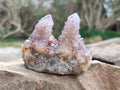 Natural Amethyst Spirit Quartz Clusters x 6 From Boekenhouthoek, South Africa - Toprock Gemstones and Minerals 