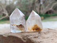 Polished Interesting Quartz Crystals x 12 From Madagascar - Toprock Gemstones and Minerals 