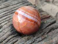 Polished Carnelian Spheres x 5 From Madagascar - Toprock Gemstones and Minerals 