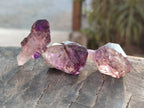 Natural Window Amethyst Crystals x 20 From Chiredzi, Zimbabwe - Toprock Gemstones and Minerals 