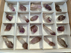 Natural Window Amethyst Crystals x 20 From Chiredzi, Zimbabwe - Toprock Gemstones and Minerals 