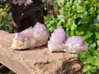 Natural Amethyst Spirit Quartz Clusters x 12 From Boekenhouthoek, South Africa - Toprock Gemstones and Minerals 