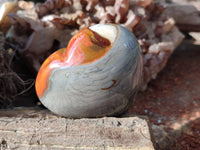 Polished Polychrome Jasper Hearts x 6 From NW Coast, Madagascar