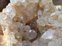 Natural Limonite Quartz Clusters x 2 From Solwezi, Zambia - Toprock Gemstones and Minerals 