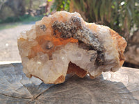 Natural Limonite Quartz Clusters x 2 From Solwezi, Zambia - Toprock Gemstones and Minerals 