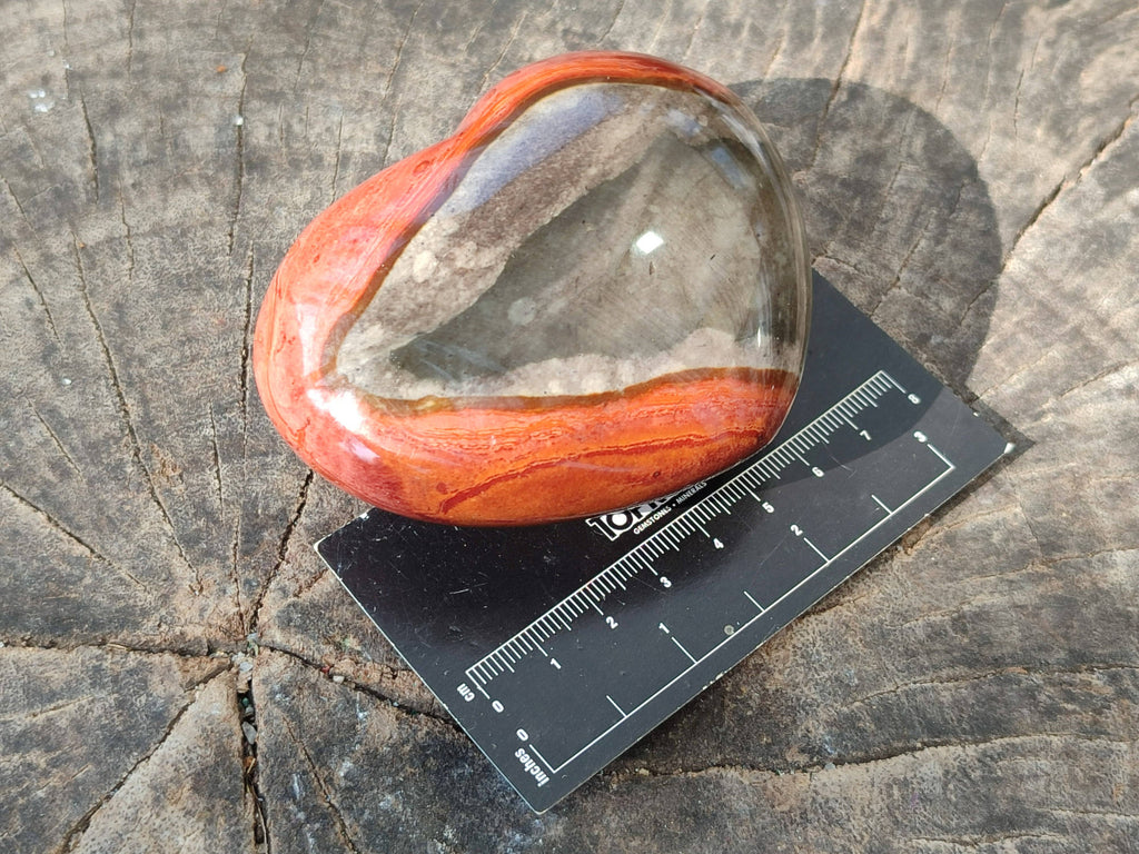 Polished Polychrome Jasper Hearts x 6 From NW Coast, Madagascar - Toprock Gemstones and Minerals 