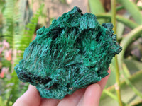Natural Silky Malachite Specimens x 2 From Kasompe, Congo