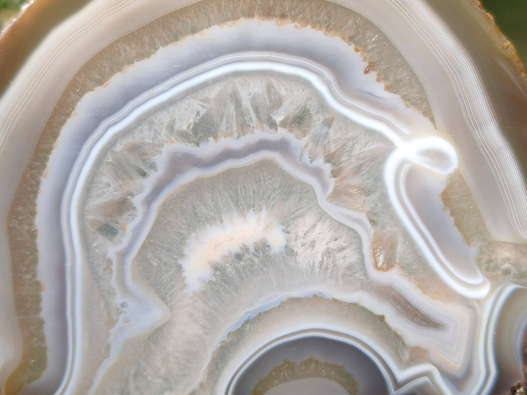 Polished Banded Agate Slices x 5 From Madagascar - Toprock Gemstones and Minerals 