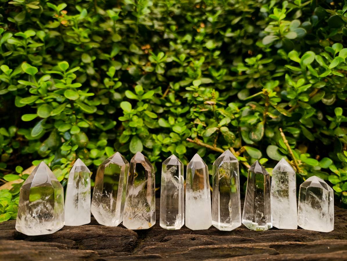 Polished Clear Quartz Crystals x 24 From Madagascar - Toprock Gemstones and Minerals 