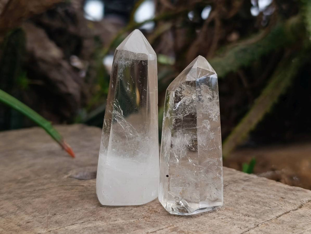 Polished Clear Quartz Crystals x 24 From Madagascar - Toprock Gemstones and Minerals 