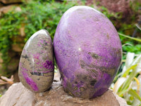 Polished Stichtite Standing Free Form x 2 From Barberton, South Africa