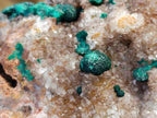 Natural Ball Malachite On Dolomite Matrix Specimens x 1 From Kambove, Congo - Toprock Gemstones and Minerals 