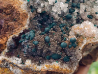Natural Ball Malachite On Dolomite Matrix Specimens x 1 From Kambove, Congo