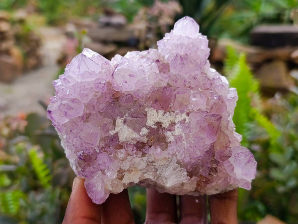 Natural Amethyst Spirit Quartz Clusters x 3 From Boekenhouthoek, South Africa - Toprock Gemstones and Minerals 