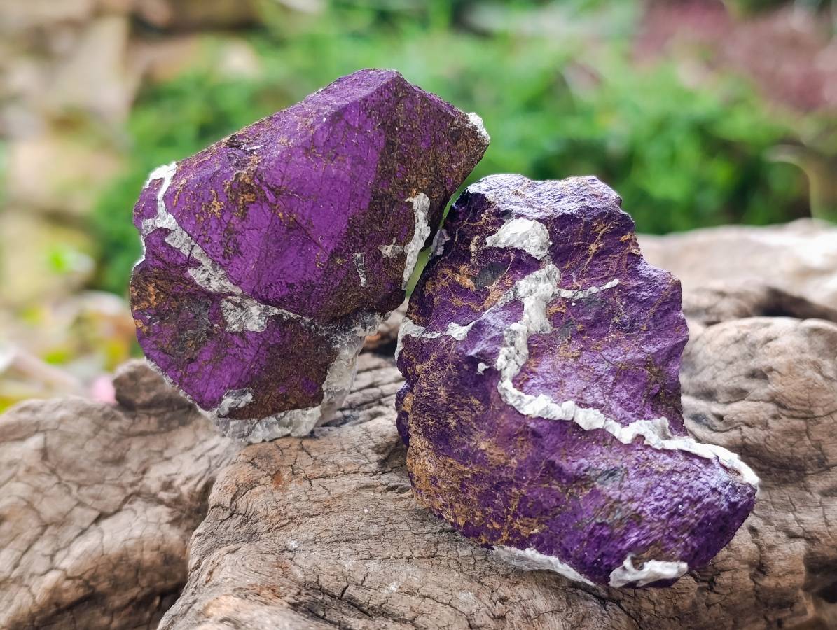 Natural Metallic Purpurite Specimens x 20 From Erongo, Namibia - Toprock Gemstones and Minerals 