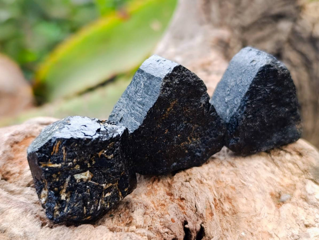 Natural Schorl Black Tourmaline Specimens x 70 From Zimbabwe - Toprock Gemstones and Minerals 