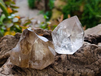 Polished Inclusion Quartz Crystals x 12 From Madagascar - Toprock Gemstones and Minerals 