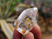 Polished Inclusion Quartz Crystals x 12 From Madagascar - Toprock Gemstones and Minerals 