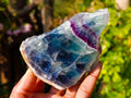 Polished On One Side Watermelon Fluorite x 6 From Uis, Namibia - Toprock Gemstones and Minerals 